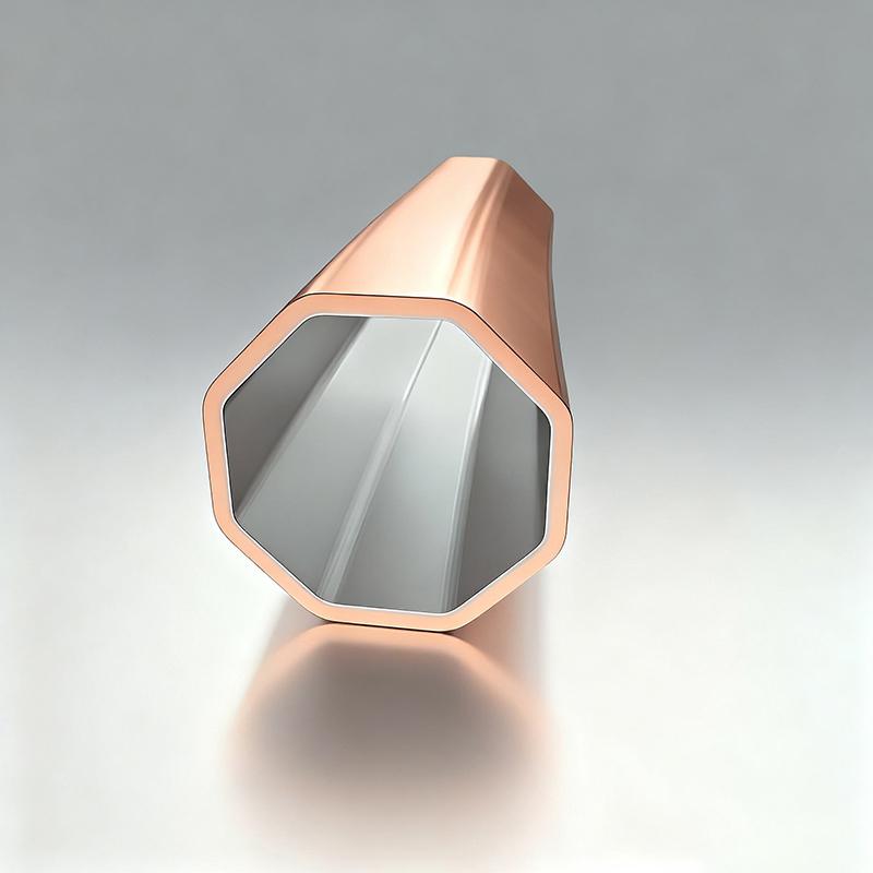 Octagonal copper tube