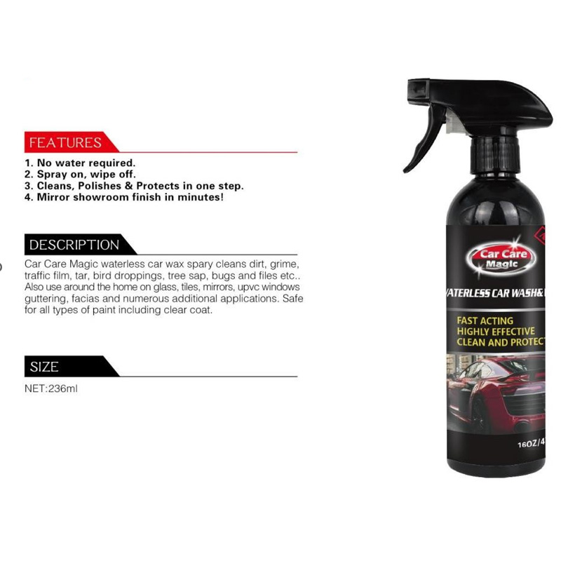 Waterless Wash & Wax Spray