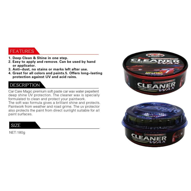 Car Wax Soft Paste